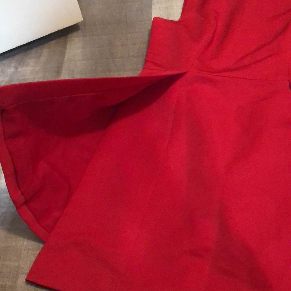 Finders Keepers Frame asymmetrical red mini dress - Picture 8 of 11